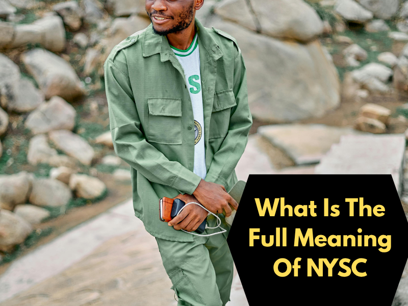 What Is The Full Meaning Of NYSC